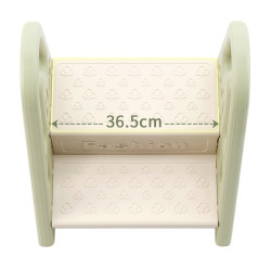 Marchepied 2 en 1 pour enfants à deux marches avec accoudoirs de sécurité - Antidérapant