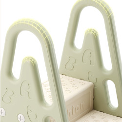 Marchepied 2 en 1 pour enfants à deux marches avec accoudoirs de sécurité - Antidérapant