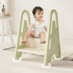 Marchepied 2 en 1 pour enfants à deux marches avec accoudoirs de sécurité - Antidérapant