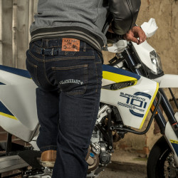 Jean de moto pour Hommes avec protections aux hanches et genoux - Tailles S à 5XL