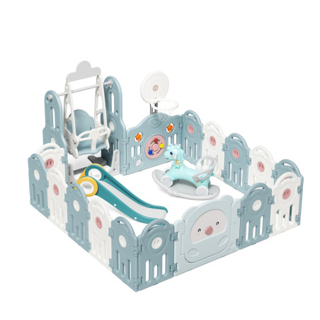 Parc de jeux pour enfants avec accessoires inclus