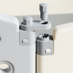 Parc de jeux compact à panneaux interactifs pour bébés de 6 mois et plus - Thème moulin à vent et ferme - Dimensions multiples