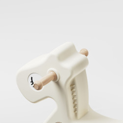 Cheval à bascule combo draisienne pour enfants avec bouton de son - Capacité de charge 40 kg