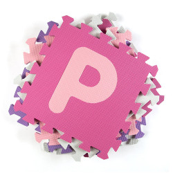 Tapis de jeu puzzle pour enfants sur les chiffres et les lettres - Tapis d'apprentissage pour enfants 30 x 30 x 1 cm