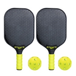 Ensemble de pickleball avec paire de raquettes et balles x 2 - Sport de raquette
