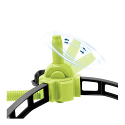 Lance-roquettes à pédale lumineux pour enfants de 6 ans et plus -  Jouet éducatif pour enfant avec angle de tir réglable