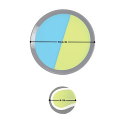 Jeu de lancer et d'attraper de balles pour deux joueurs de 6 ans et plus - Divertissement et loisir enfants et adultes