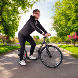 Trottinette à grande roue avant avec hauteur du plateau réglable  - Capacité de charge 120 kg