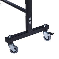 Table de tennis de table avec mécanisme de pliage et roues de transport - Usage intérieur