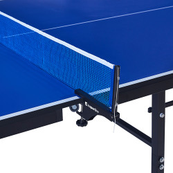 Table de tennis de table avec mécanisme de pliage et roues de transport - Usage intérieur