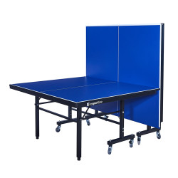 Table de tennis de table avec mécanisme de pliage et roues de transport - Usage intérieur