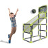 Jeu d'arcade de basket-ball pour enfants avec filet et ballon gonflable - Mécanisme de pliage