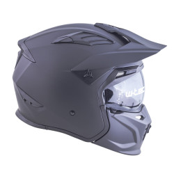 Casque de moto avec mentonnière et visière amovible - Système de ventilation et visière solaire à 3 positions