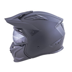 Casque de moto avec mentonnière et visière amovible - Système de ventilation et visière solaire à 3 positions