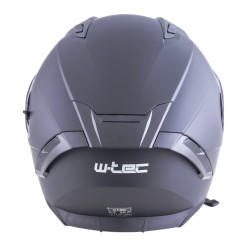 Casque de moto avec visière anti-rayures réglable sur 4 positions et système de ventilation refermable - Forme aérodynamique