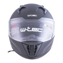 Casque de moto avec visière anti-rayures réglable sur 4 positions et système de ventilation refermable - Forme aérodynamique