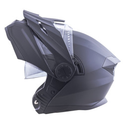 Casque de protection pour la moto avec pare-soleil et visière relevable - Système de ventilation intégrée