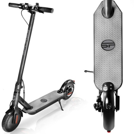 Trottinette électrique modèle TORCH BASIC design gris 250W portée 15 km.