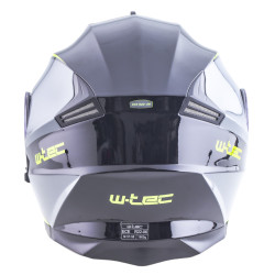 Casque de moto à forme aérodynamique avec pare-soleil réglable et visière à revêtement anti-rayures - Deux coloris