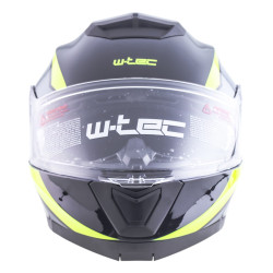 Casque de moto à forme aérodynamique avec pare-soleil réglable et visière à revêtement anti-rayures - Deux coloris