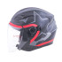 Casque jet à longue visière relevable avec pare-soleil intégré - Motos et scooters