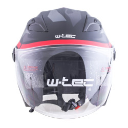 Casque jet à longue visière relevable avec pare-soleil intégré - Motos et scooters