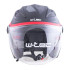 Casque jet à longue visière relevable avec pare-soleil intégré - Motos et scooters