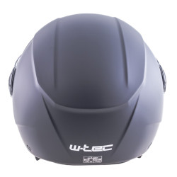 Casque jet pour moto et scooter - Casque de protection ouvert avec visière ajustable