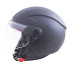 Casque jet pour moto et scooter - Casque de protection ouvert avec visière ajustable