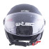 Casque jet pour moto et scooter - Casque de protection ouvert avec visière ajustable