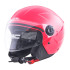 Casque jet rouge