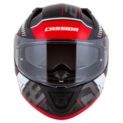 Casque de moto intégral - Spoiler aérodynamique avec Visières Adaptables - Sécurité certifiée par le marché européen