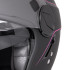 Casque homologué de scooter et de moto avec visière relevable et pare-soleil intégré - Coloris multiples