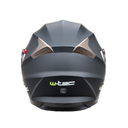 Casque de protection pour la moto avec partie avant renforcée et visière relevable anti-rayures