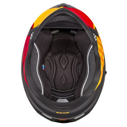 Casque de moto intégral avec visière teintée et transparente - Rembourrage confortable