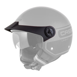 Casque de moto jet à visière réglable avec coque de haute résistance - Casque demi-jet