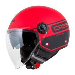 Casque de moto jet à visière réglable avec coque de haute résistance - Casque demi-jet