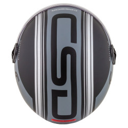 Casque de moto résistant avec coque en polycarbonate - Entretien facile avec doublure amovible