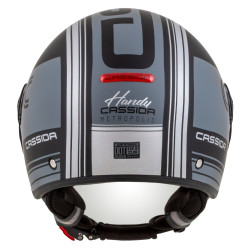 Casque de moto résistant avec coque en polycarbonate - Entretien facile avec doublure amovible