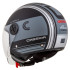 Casque de moto résistant avec coque en polycarbonate - Entretien facile avec doublure amovible