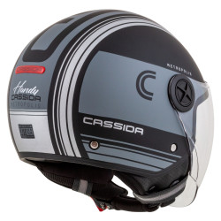 Casque de moto résistant avec coque en polycarbonate - Entretien facile avec doublure amovible