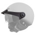 Casque de protection pour moto et scooter avec coque résistante en polycarbonate - Design léger et modulable