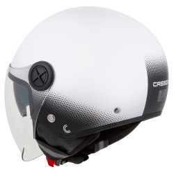 Casque de protection pour moto et scooter avec coque résistante en polycarbonate - Design léger et modulable