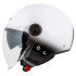 Casque de protection pour moto et scooter avec coque résistante en polycarbonate - Design léger et modulable