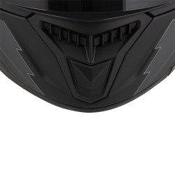 Casque de moto premium en fibre de verre avec visière multi-angle et pare-soleil rétractable - Système d'ouverture SOS