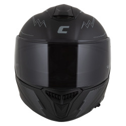 Casque de moto premium en fibre de verre avec visière multi-angle et pare-soleil rétractable - Système d'ouverture SOS