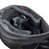 Casque de motocross avec coque en fibre de verre et carbone puis visière amovible - Système d'aération