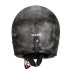 Casque de moto-cross au style vintage avec aération du menton et visière amovible - Boucle arrière astucieuse pour lunettes
