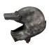 Casque de moto-cross au style vintage avec aération du menton et visière amovible - Boucle arrière astucieuse pour lunettes