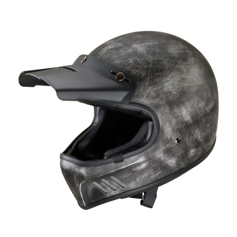Casque de moto au style vintage